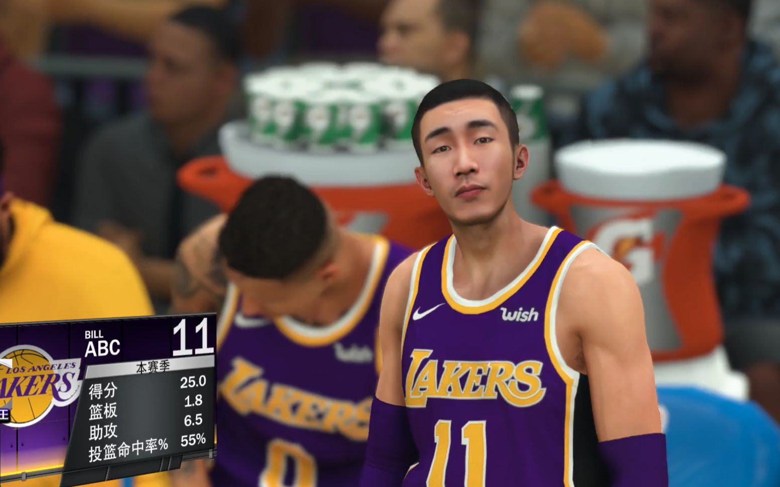 [图]【寅子】《NBA2K20》不做寅水机!洛城黄玫瑰首发之战 2019.09.09