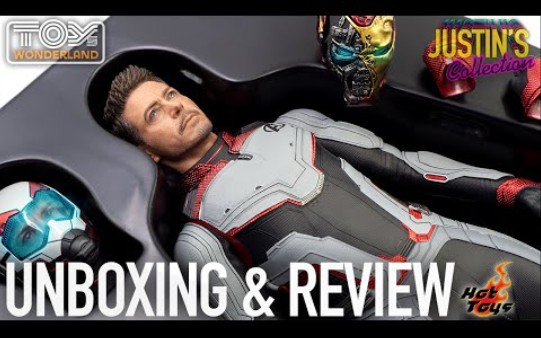 hottoys ht【复仇者联盟4:终局之战】量子战衣 托尼 开箱评测