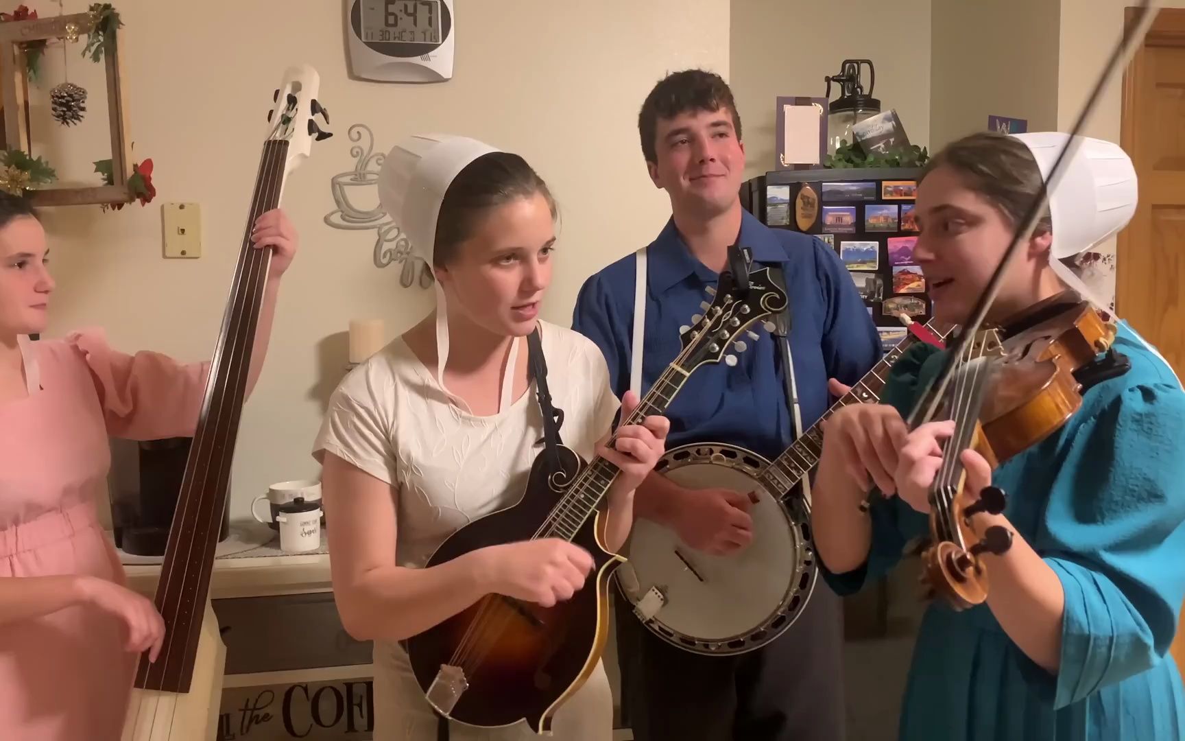 [图]【布兰登伯格家族·居家live】I Heard The Bluebirds Sing Bluegrass The Brandenberger Family