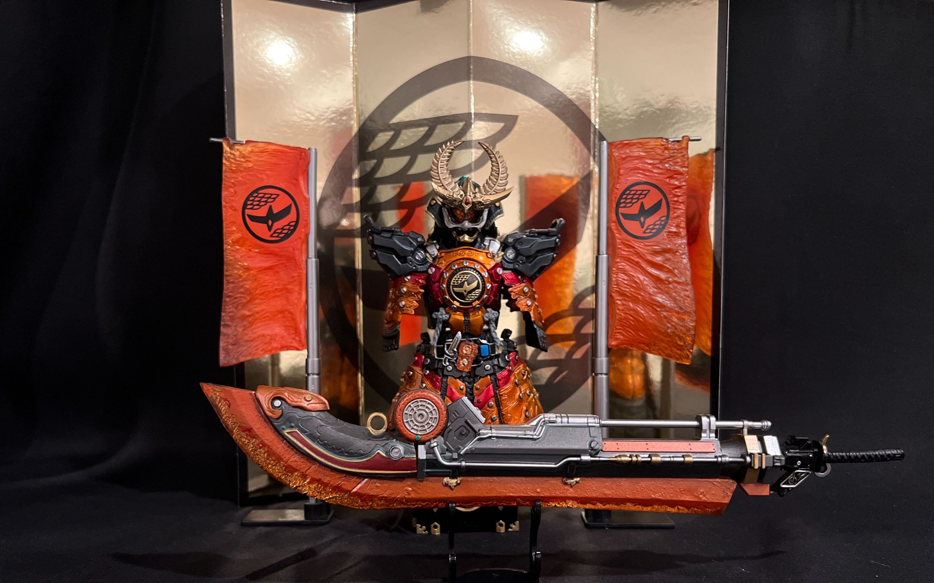 最霸气的铠甲!sic假面骑士铠武胜哄开箱评测_哔哩哔哩_bilibili