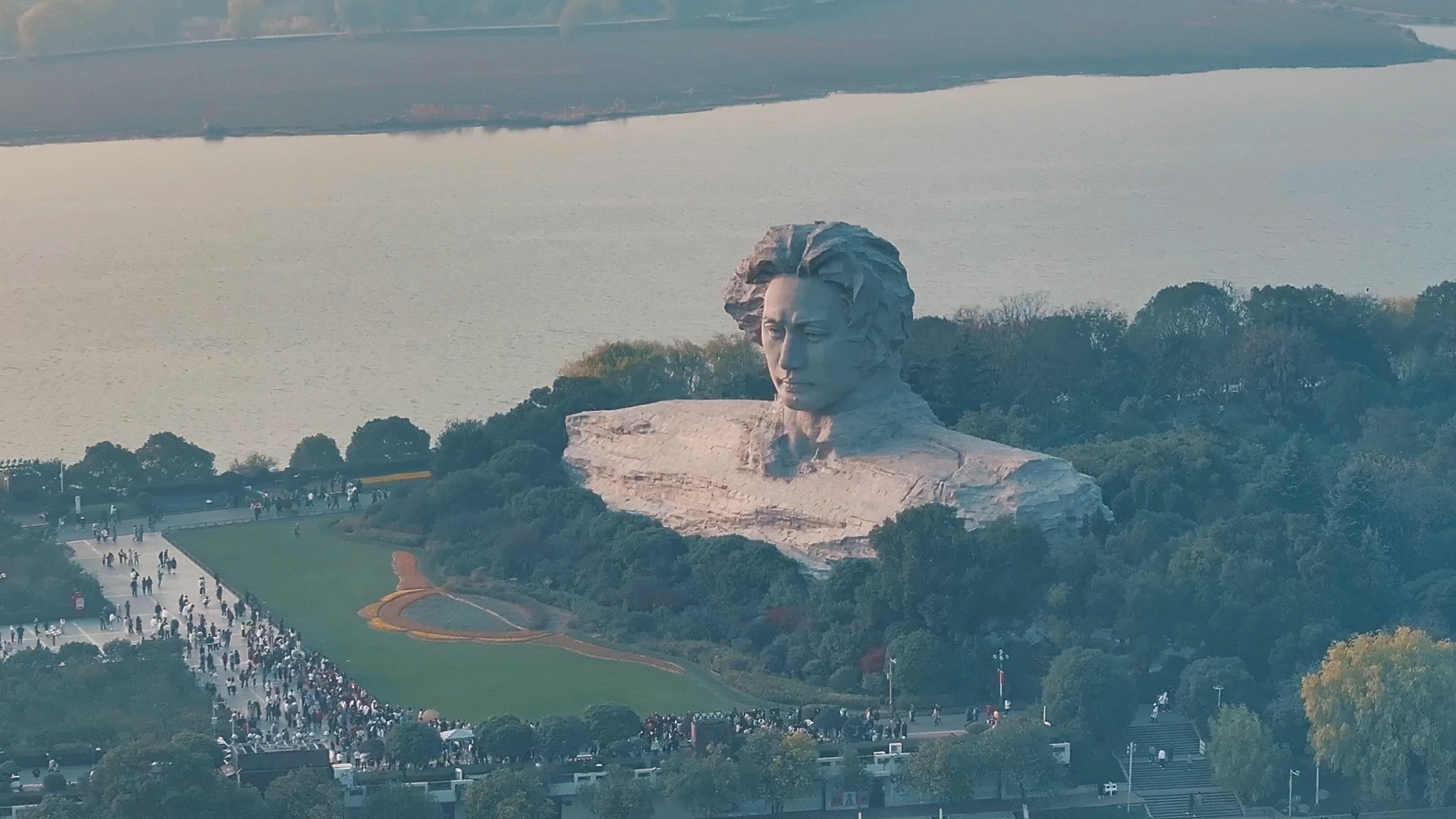 恰同学少年 风华正茂#橘子洲头 #大疆无人机航拍 #御三pro