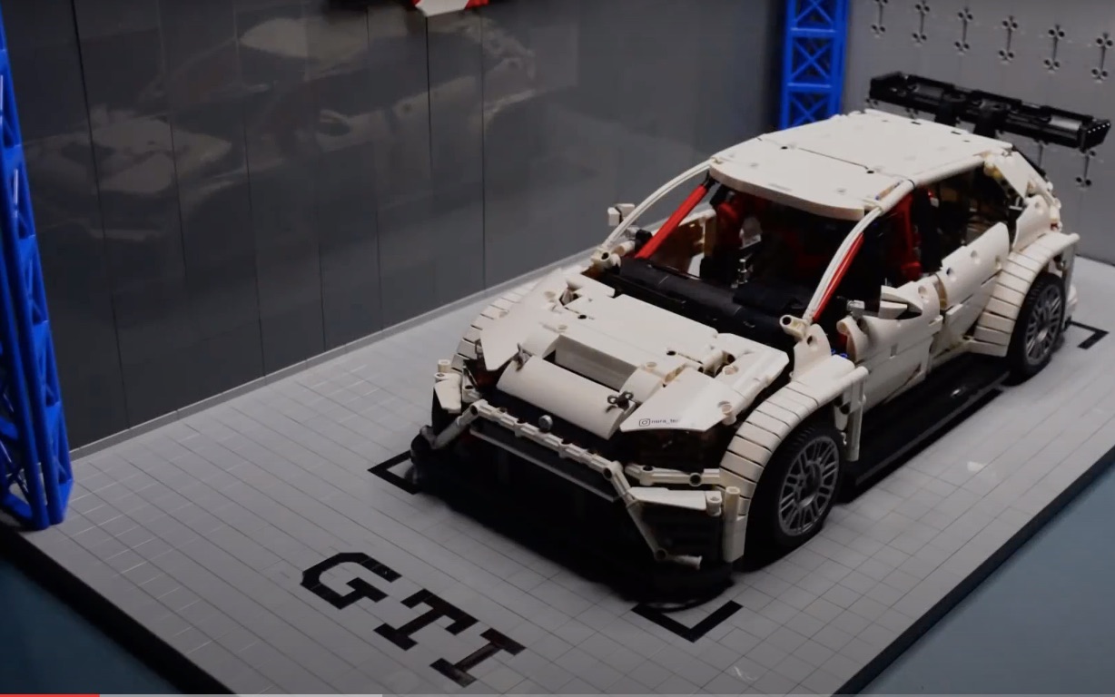 乐高moc 大众高尔夫vw golf gti tcr