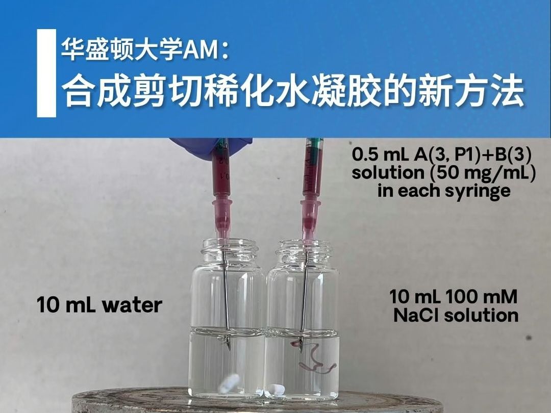 华盛顿大学AM:合成剪切稀化水凝胶的新方法哔哩哔哩bilibili