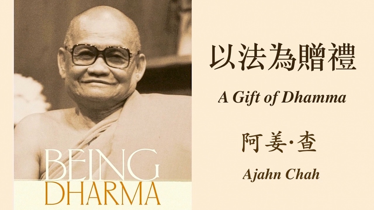 阿姜ⷮŠ查《以法为赠礼》ⷣ€Š A Gift of Dhamma》 Ajahn Chah (国语 Mandarin) 𐟓š哔哩哔哩bilibili