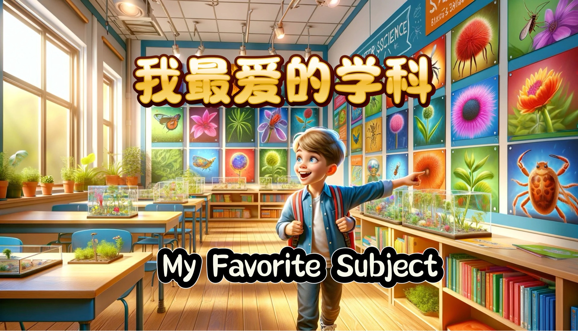 日常英语小作文系列:我最爱的学科 My Favorite Subject哔哩哔哩bilibili