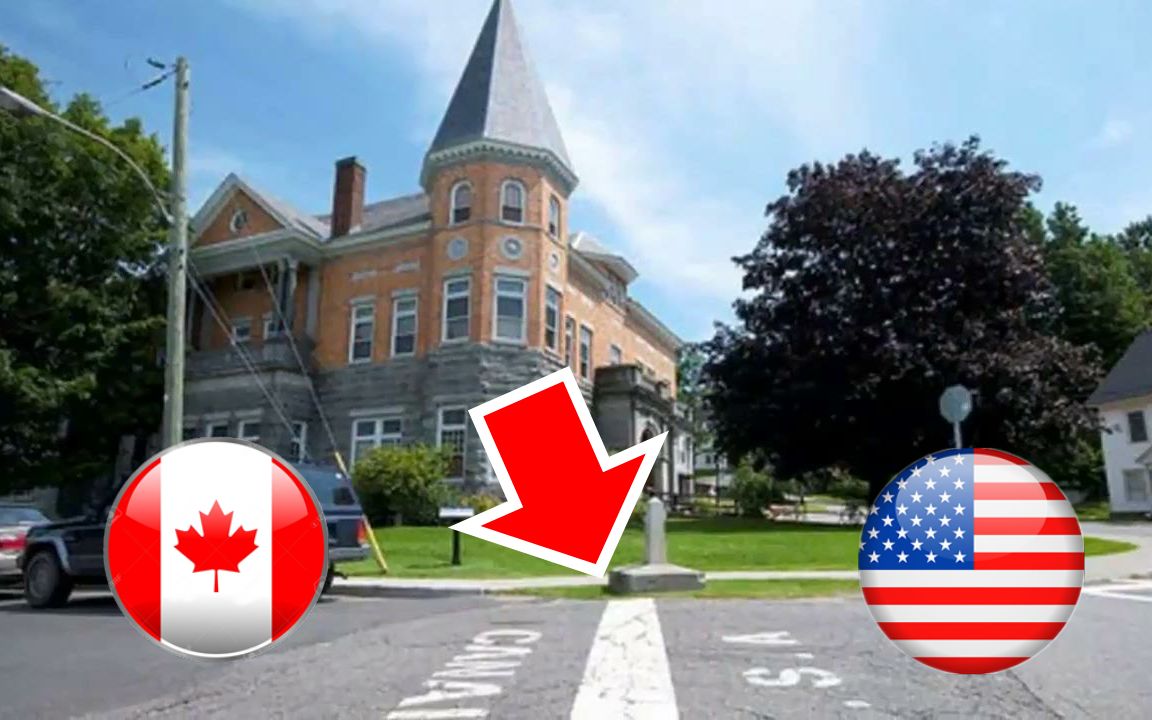 1分钟前在美国下1秒在加拿大l神奇国界线