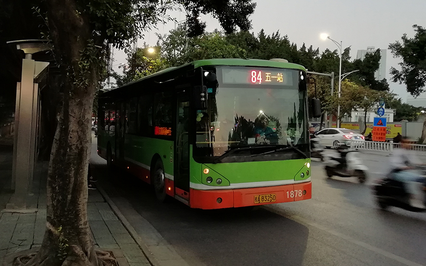 南宁市公交84路五一站安吉客运站全程展望