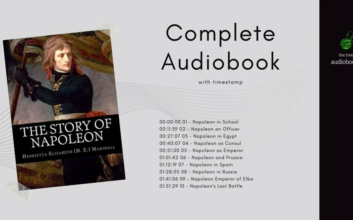 [图]The Story of Napoleon by Henrietta Elizabeth Marshall Audiobook