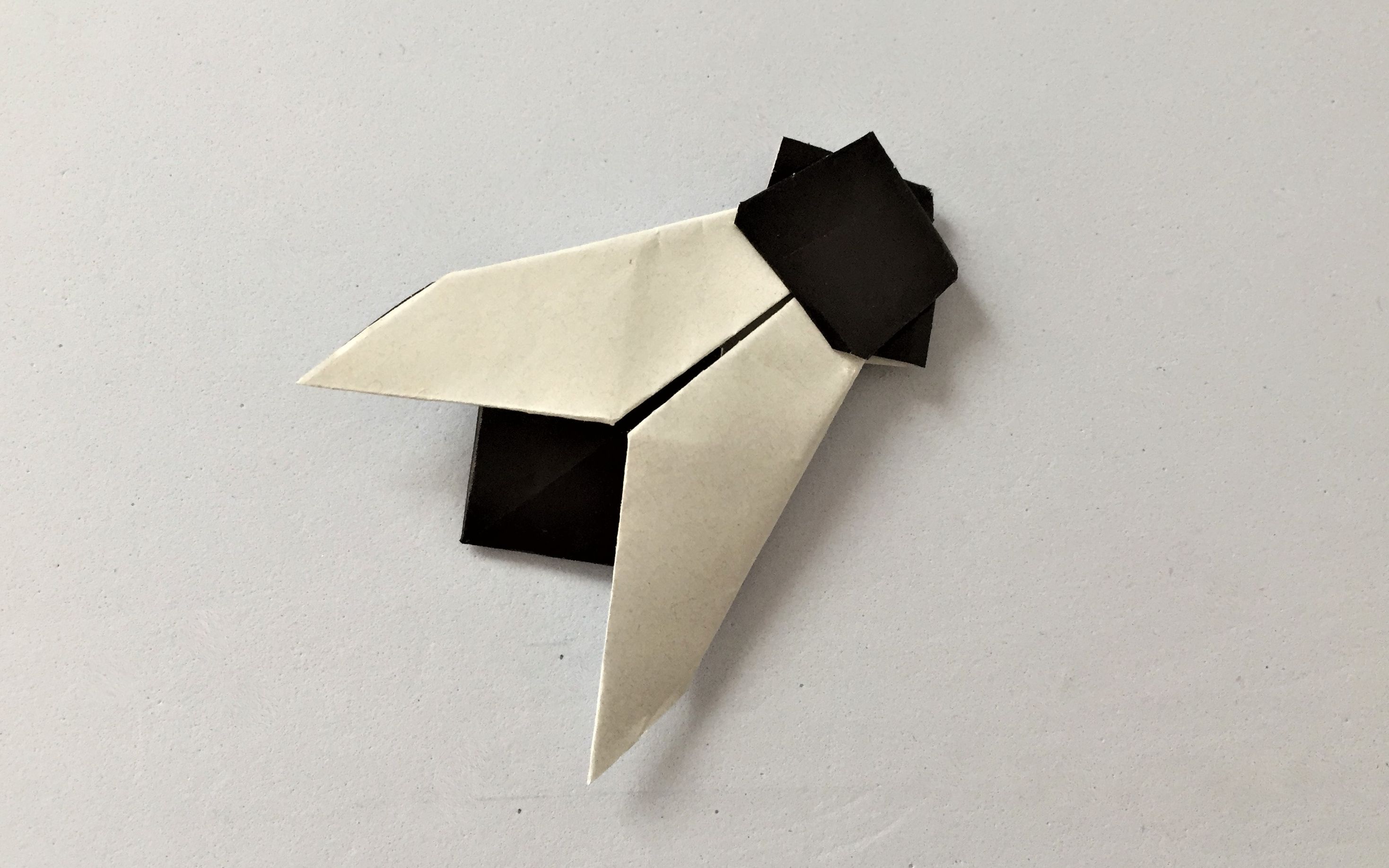 苍蝇篓折纸图片