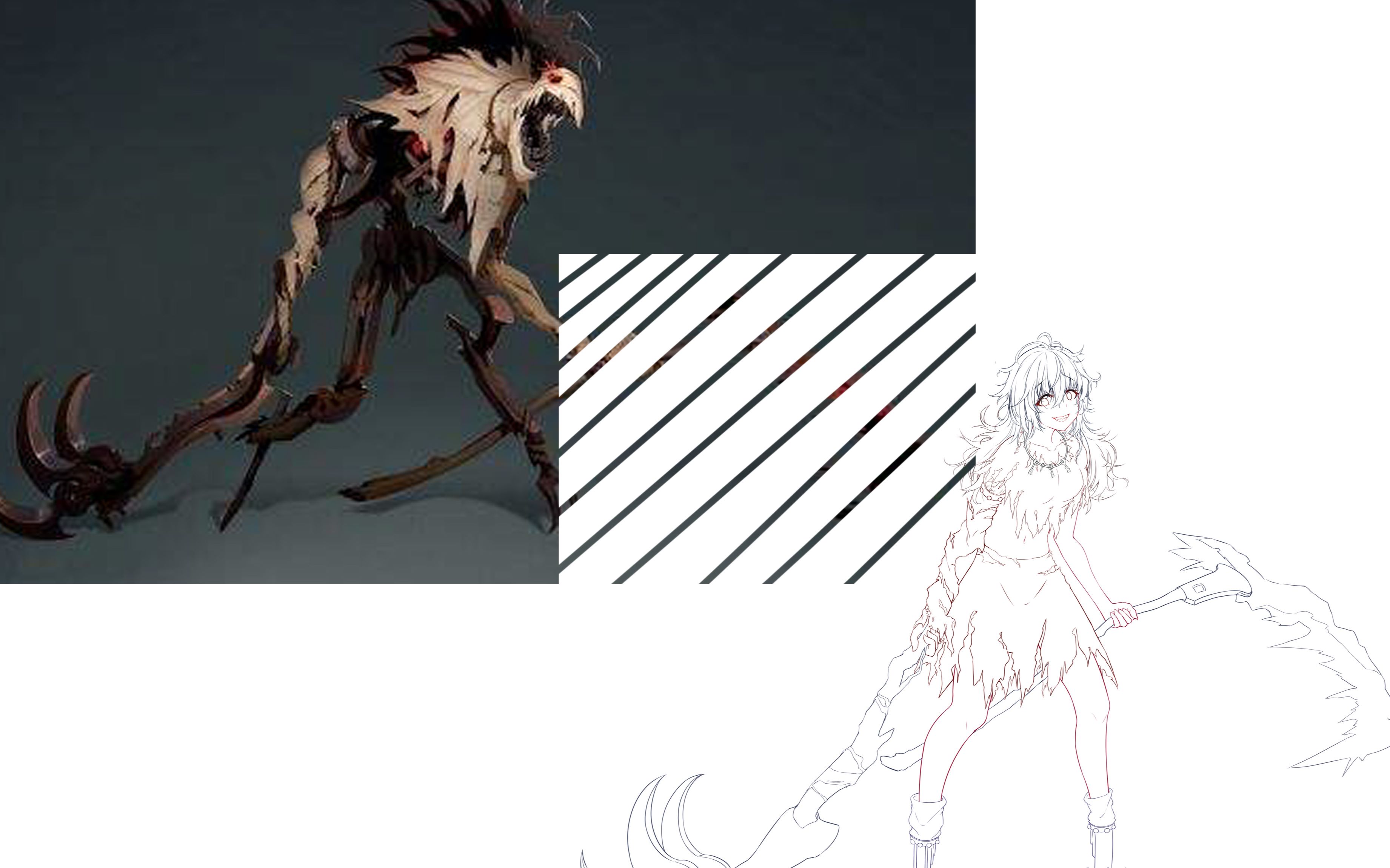 重做稻草人拟人,稻草人都能娘化,还有什么不能 "给我变.