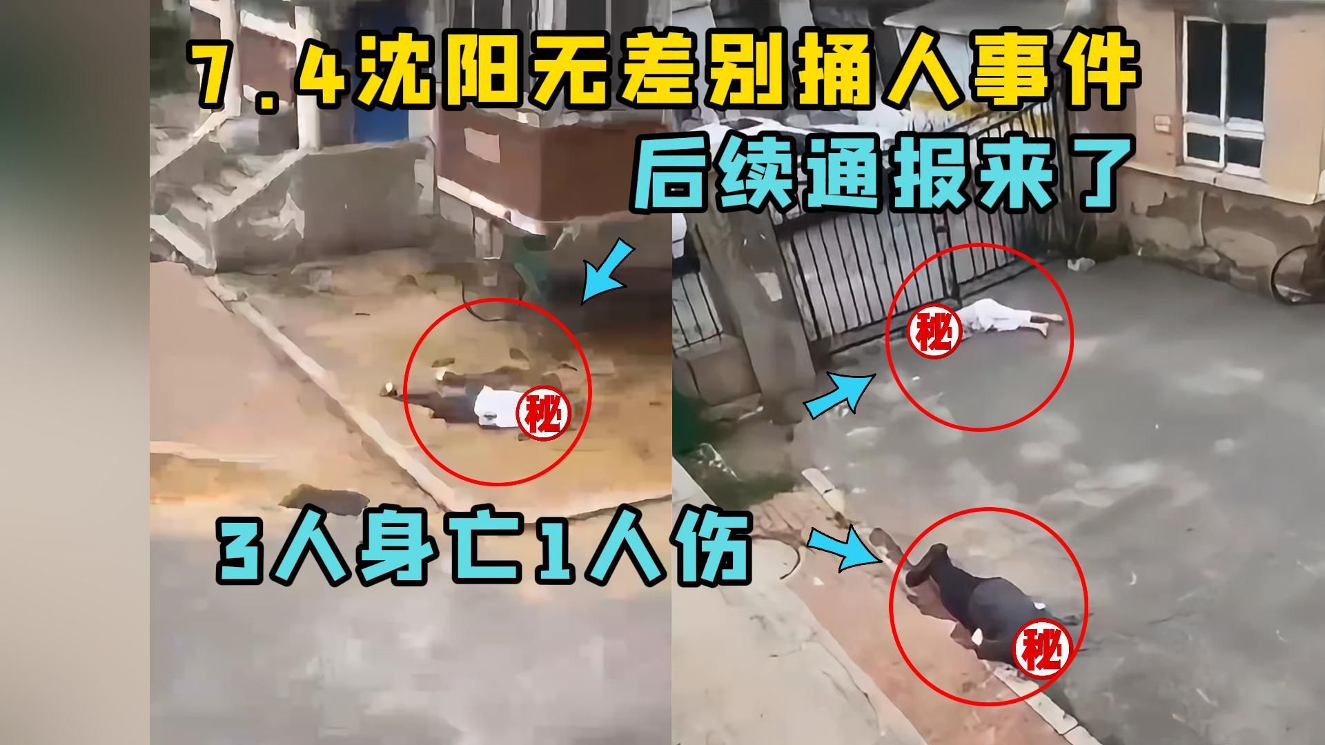 [图]7.4.沈阳捅人事件，无差别攻击3人活活捅死