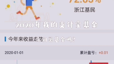 2020年我的支付宝基金哔哩哔哩bilibili