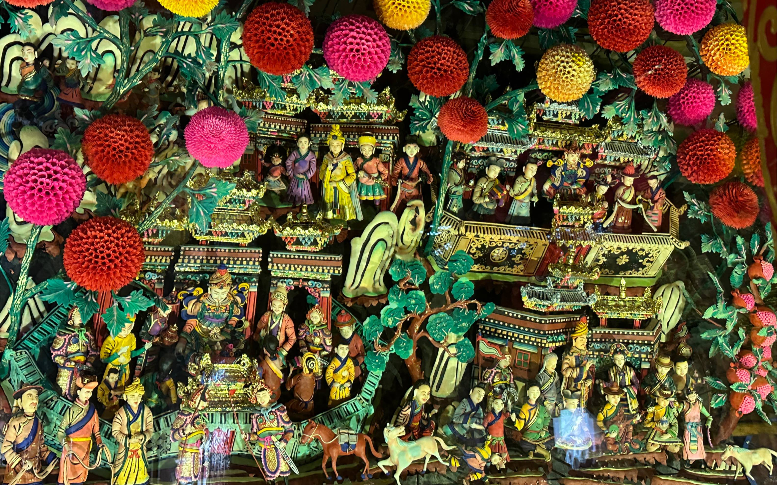 【青海古迹】西宁塔尔寺藏传佛教油塑,又称酥油花,精美绝伦,与曾经