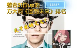 Download Video: 【麦恩莉成黑马？关于爱的定义千纸鹤造黑幕？】整合21位up的方大同《回到未来》排名