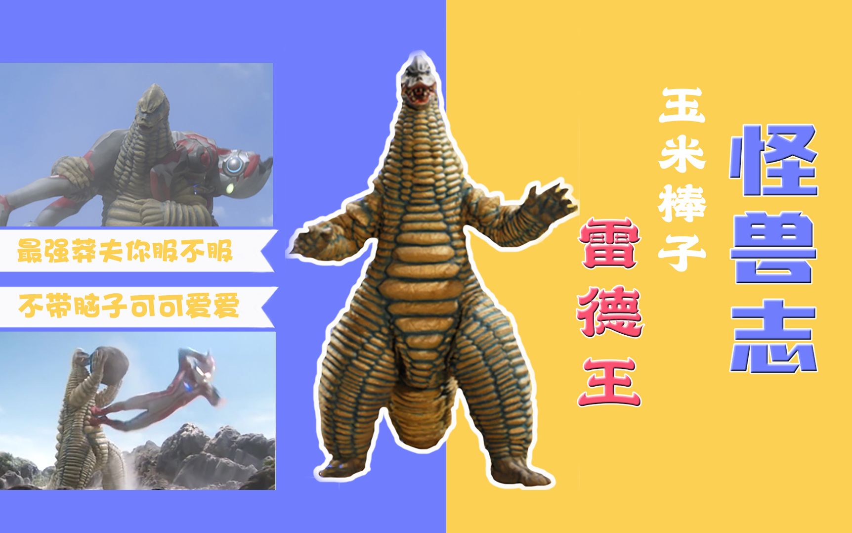 怪兽志玉米棒子雷德王忍辱负重半个世纪终于拿下第一场胜利