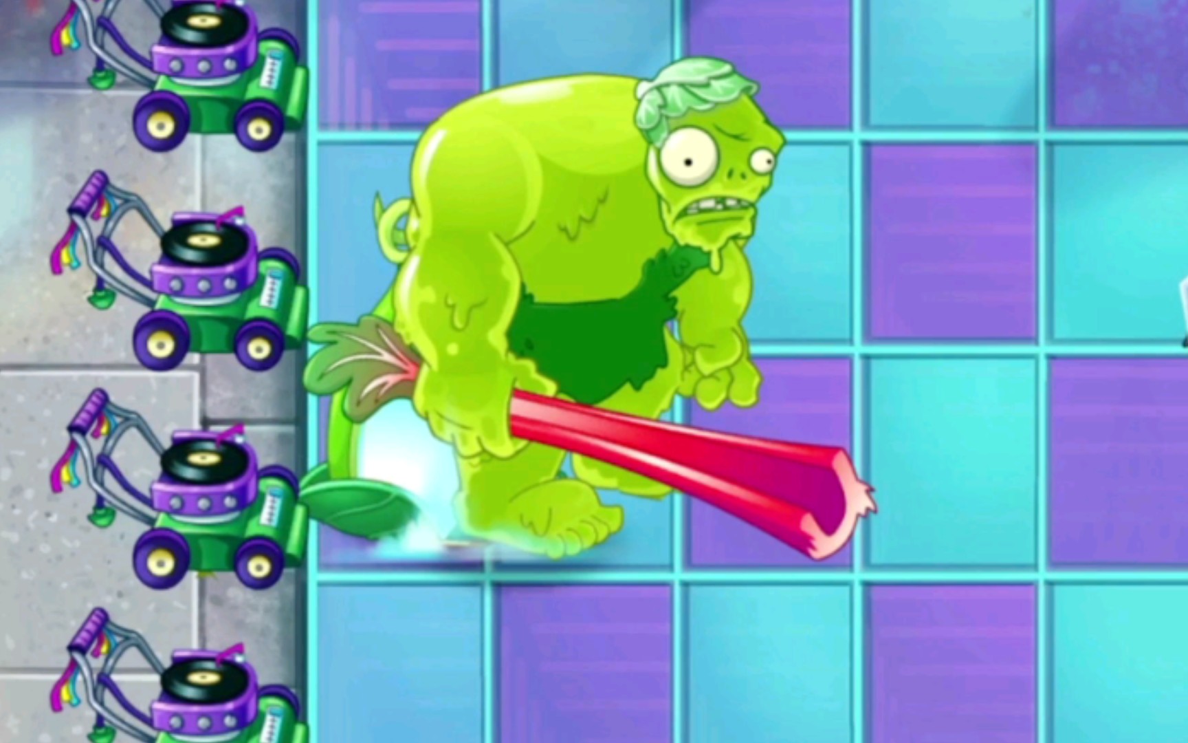 【pvz2】谁能够打败一直放巨人的腐尸豆荚?