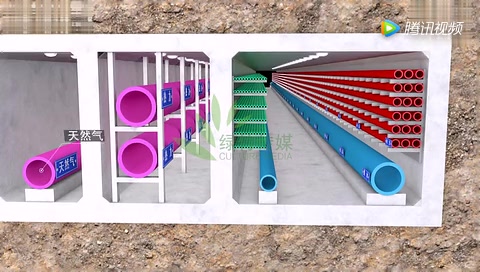 城市地下综合管廊4大施工方法三维动画全解读哔哩哔哩bilibili