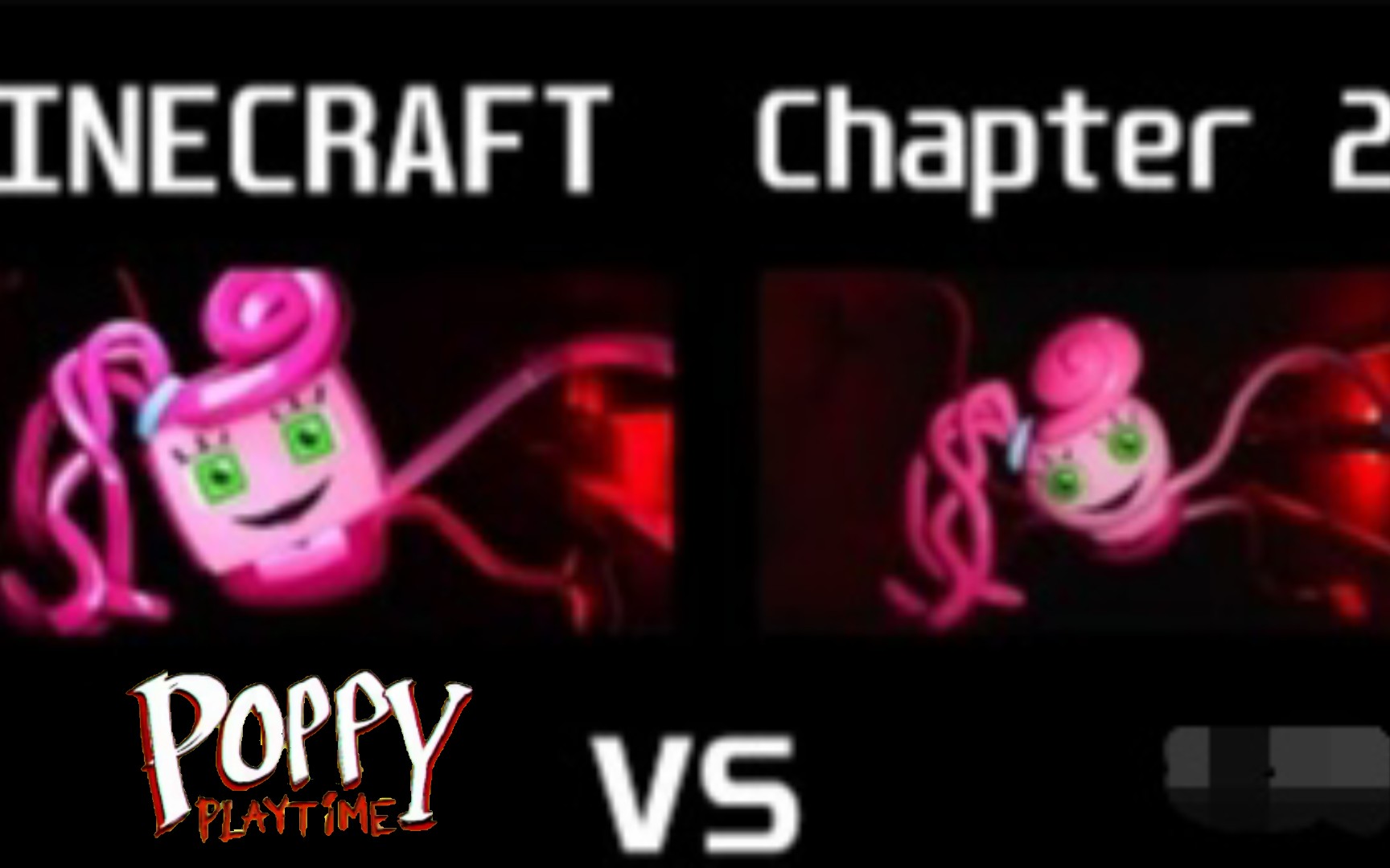 poppy play with播放波比的游戏时间第二章官方预告片比赛对决我的世界第二章做比较!哔哩哔哩bilibili我的世界