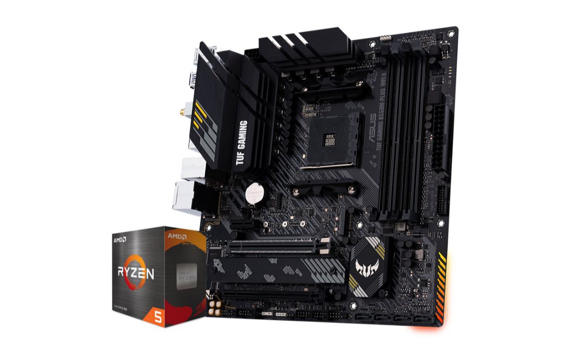 华硕【CPU主板套装】TUF GAMING B550MPLUS WIFI II 重炮手主板+AMD 锐龙5 (R5)5600X CPU 主板+CPU套装怎么样哔哩哔哩bilibili