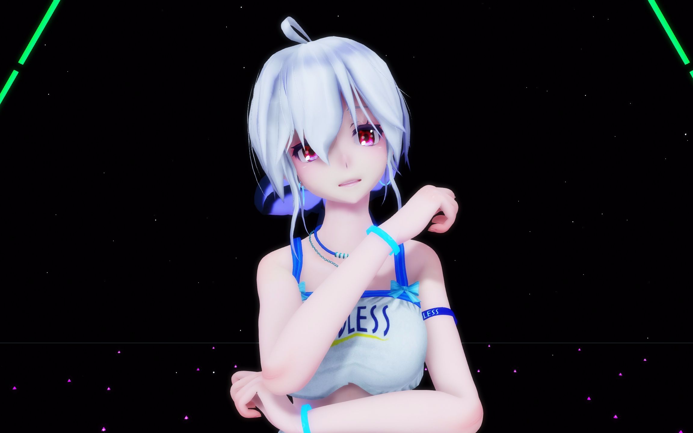 [mmd]what is love(弱音haku)p2竖屏