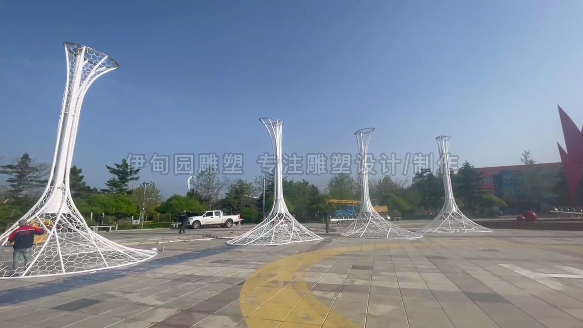 广场大型雕塑不锈钢大型景观雕塑