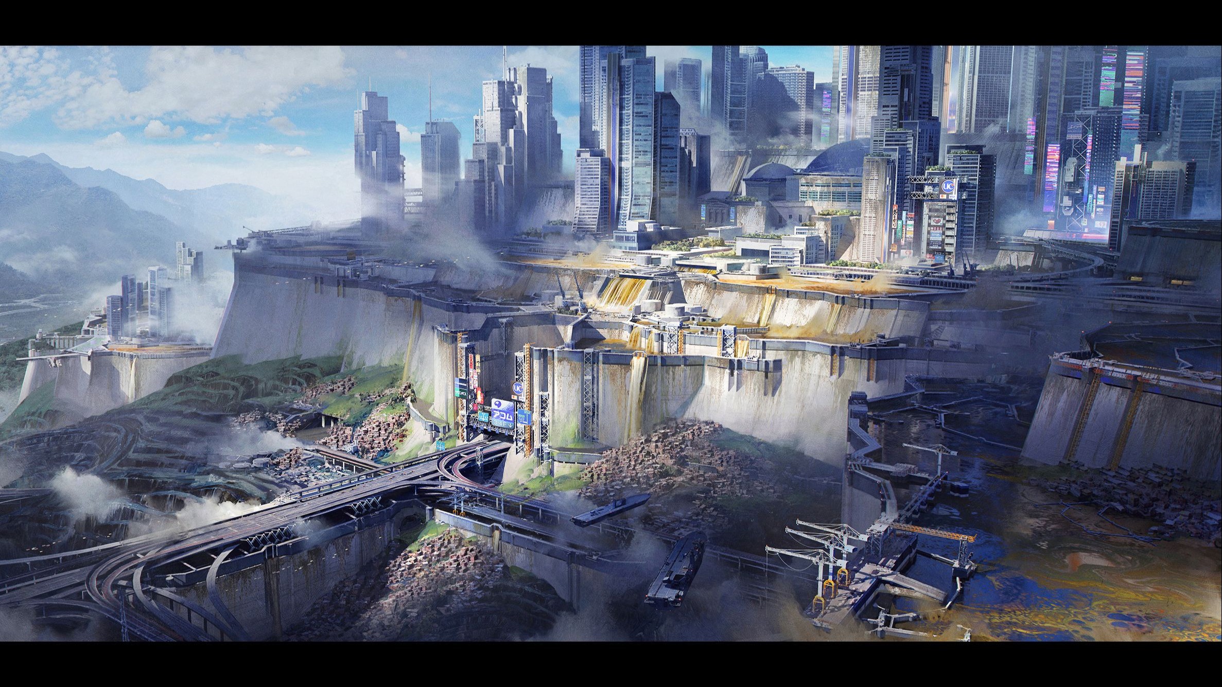 fi city without modeling 无需建模制作科幻城市场 