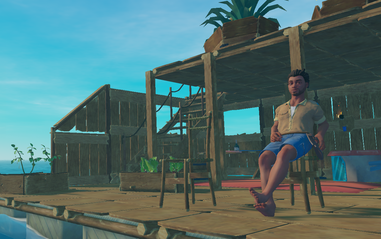 【raft木筏求生】单人困难实况木筏求生联机262:我回到主岛屿的第二天