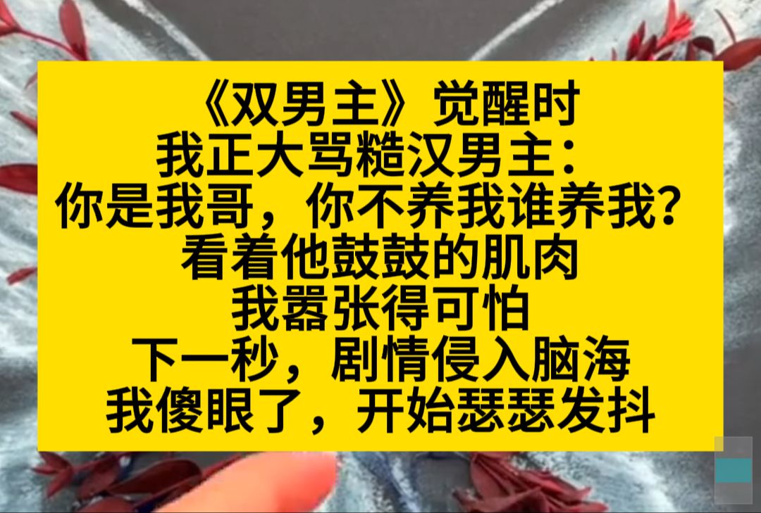 原耽推文 觉醒时,我正大骂糙汉男主:你是我哥,你不养我谁养我?哔哩哔哩bilibili