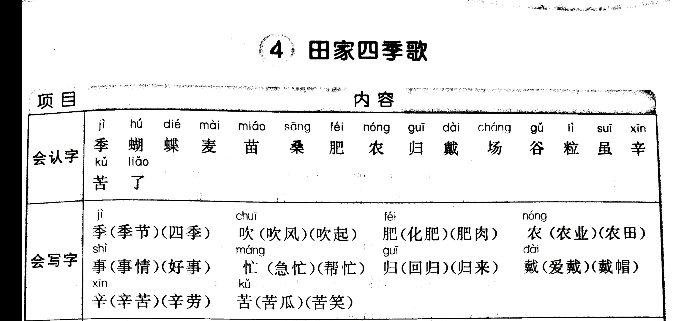 [图]田家四季歌