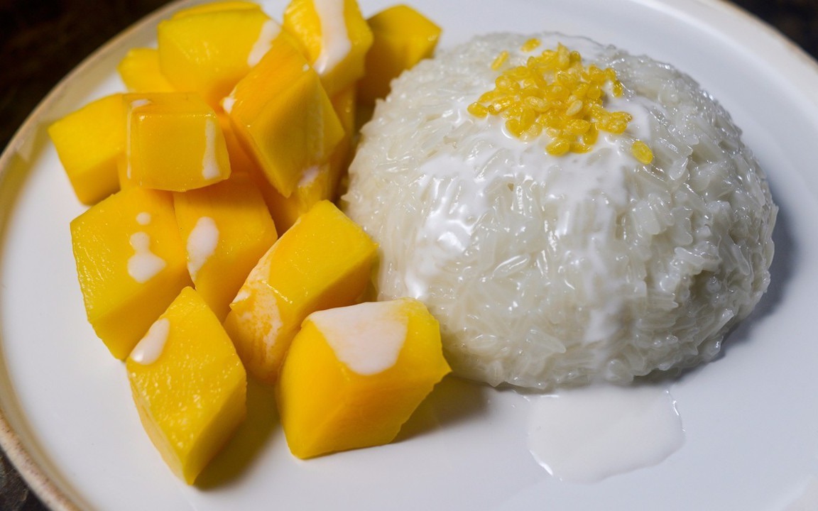 芒果配米饭的绝妙吃法!