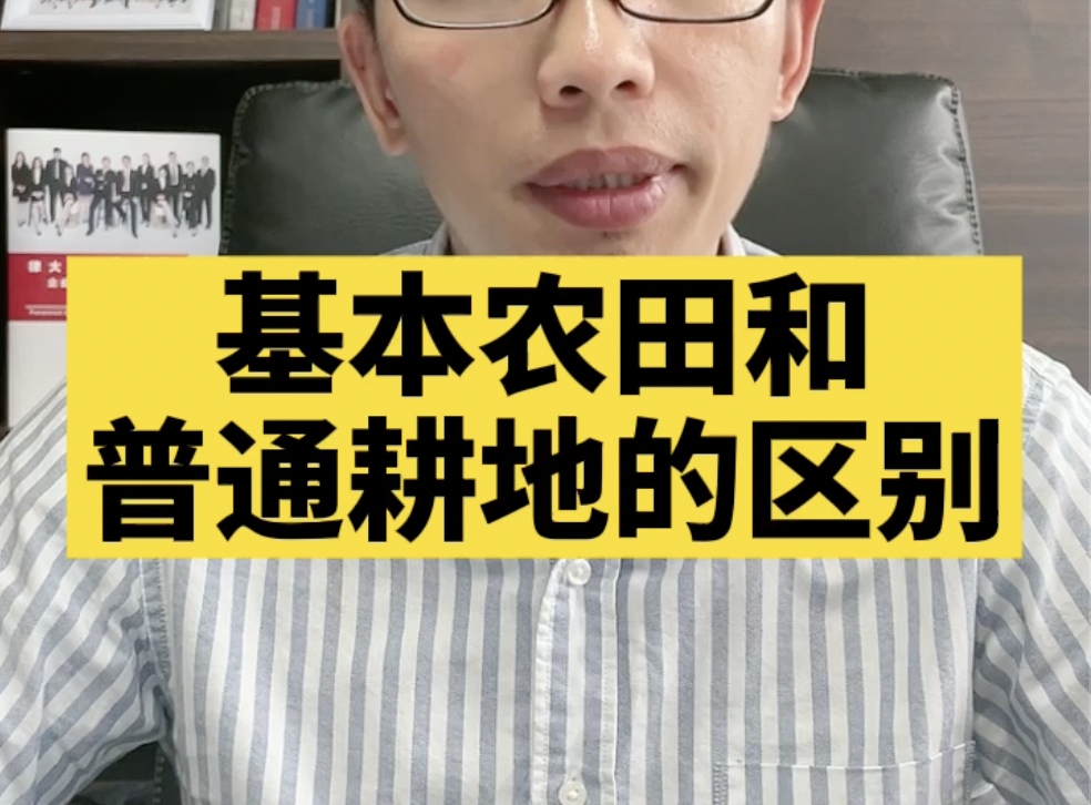 基本农田和普通耕地的区别是什么?律大咖侃法律哔哩哔哩bilibili