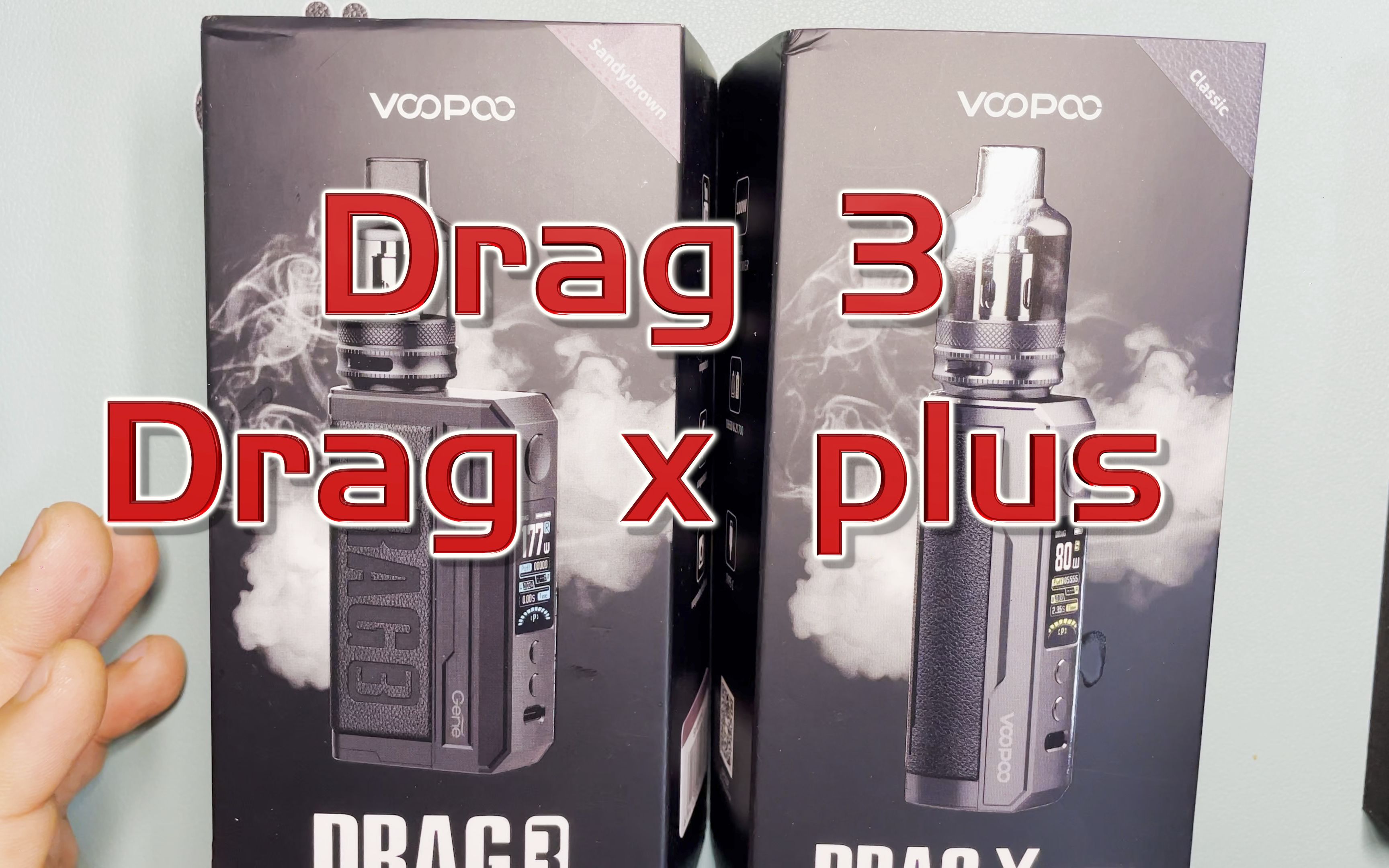 硬件评测第1期voopoodrag3177w和dragxplus100w不错第套装和单主机