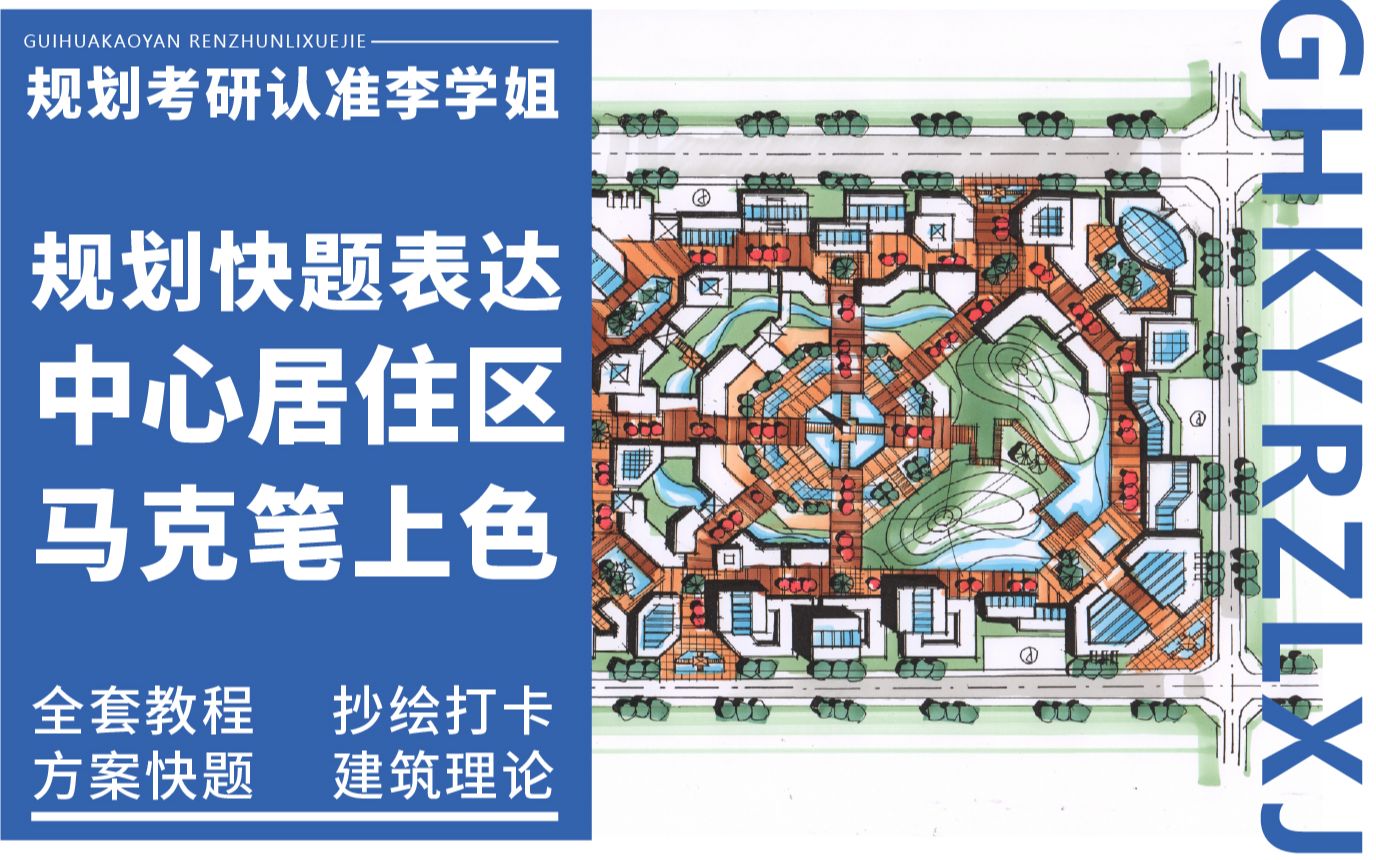 城乡规划考研|中心居住区哔哩哔哩bilibili