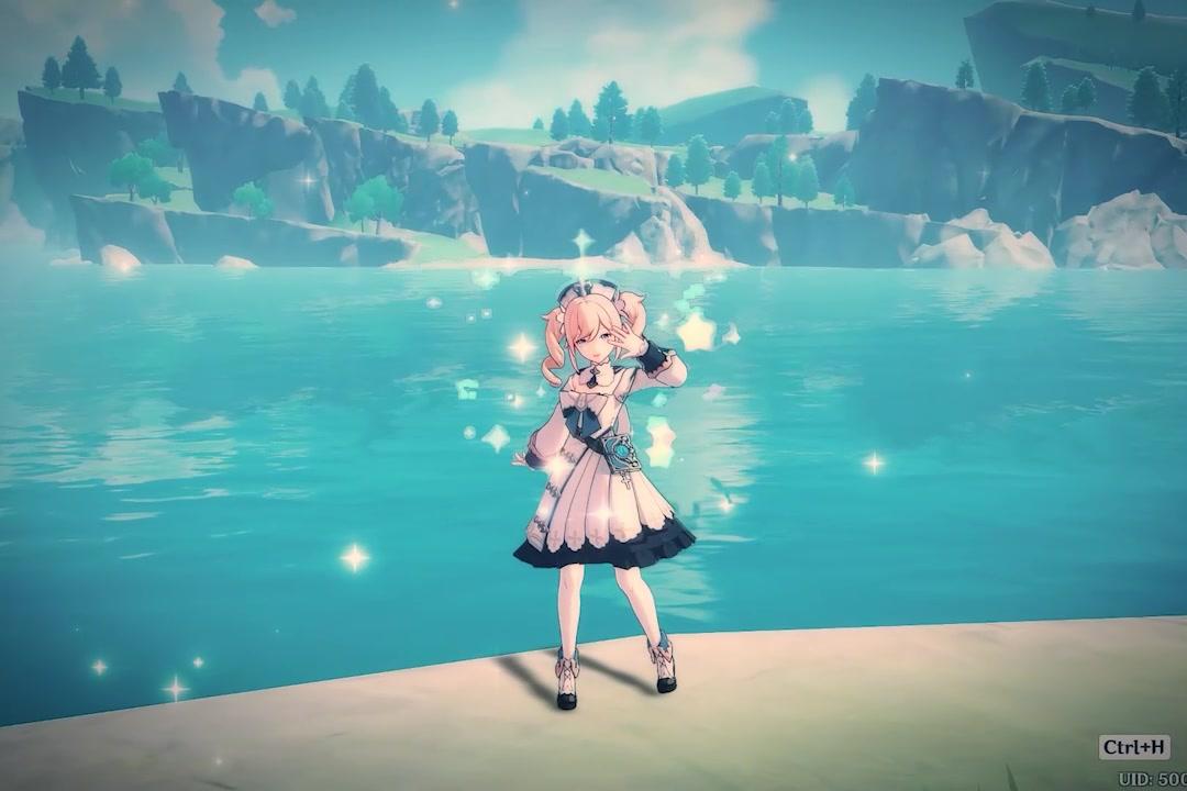 薄樱初绽时 芭芭拉变装舞蹈 #原神 #芭芭拉