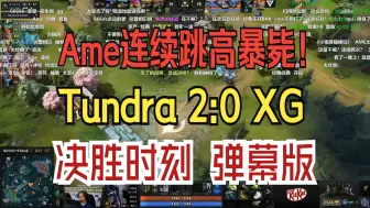 Video herunterladen: Ame连续跳高暴毙！Tundra 2:0 XG 决胜时刻 弹幕版！