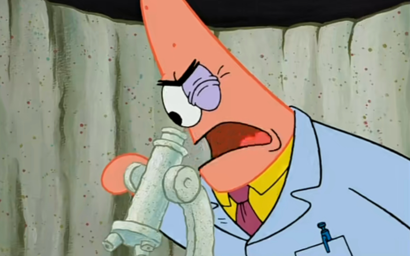 【央】"派大星,你在干嘛""只是在研究这种神奇的低等生物""你以为你很