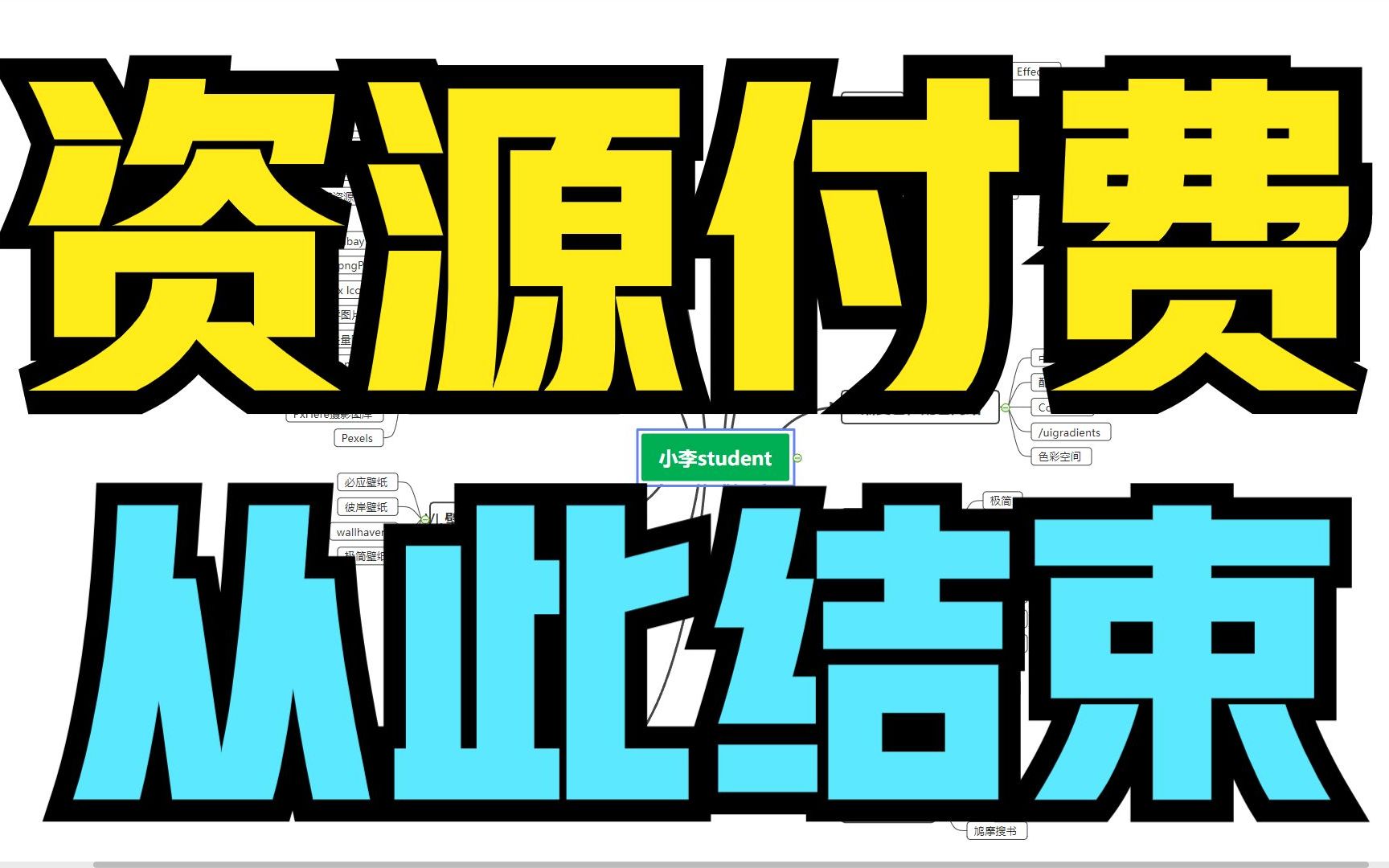 [图]【良心网站推荐】up耗费一个月时间整了51个免费资源网站，让你永远远离资源付费