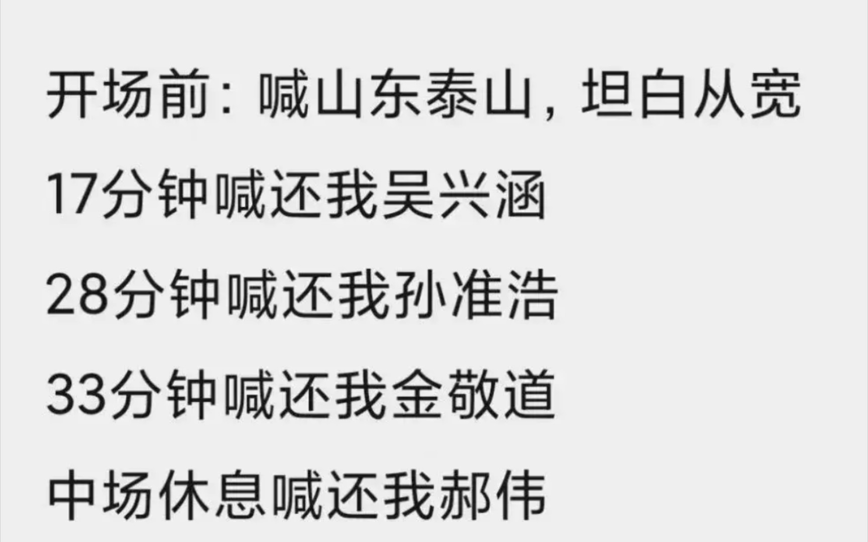 一张球迷群流出来的图,说明了山东泰山队的三个问题哔哩哔哩bilibili