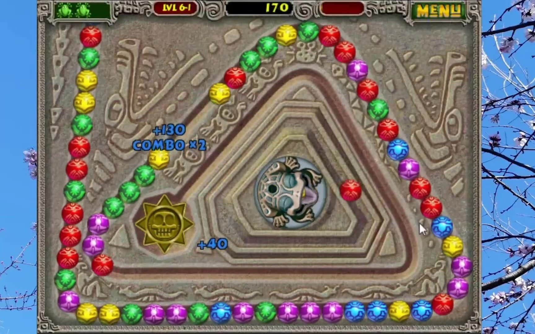 【单机游戏】怀旧经典-祖玛6-1关卡挑战-1分36秒通过_单机游戏热门