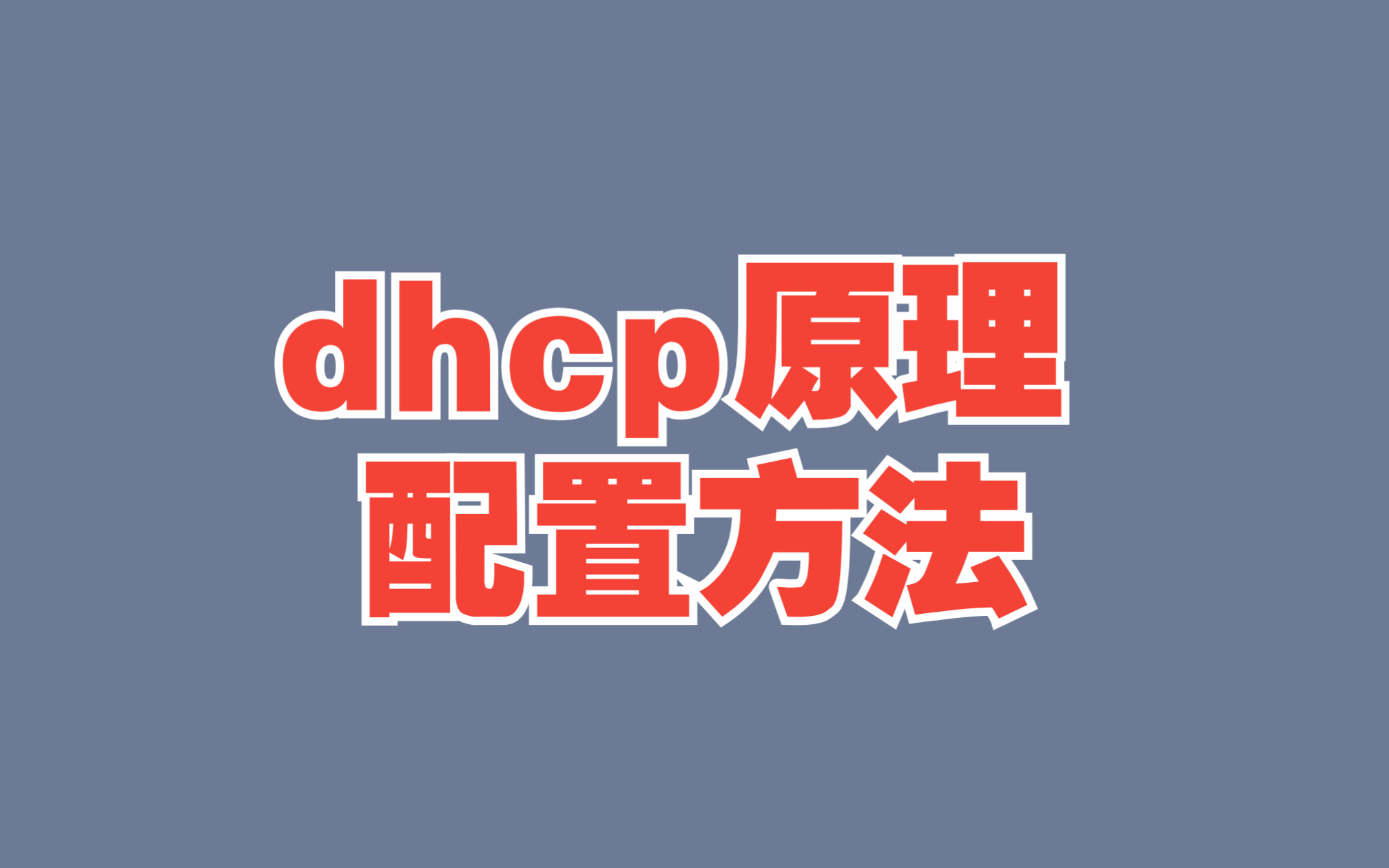 10分钟教你dhcp原理和配置方法,快点进来学!