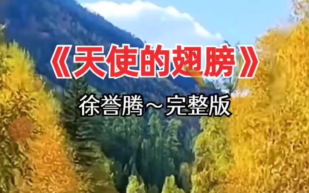 歌曲天使的翅膀原唱(歌曲天使的翅膀原唱徐誉滕)