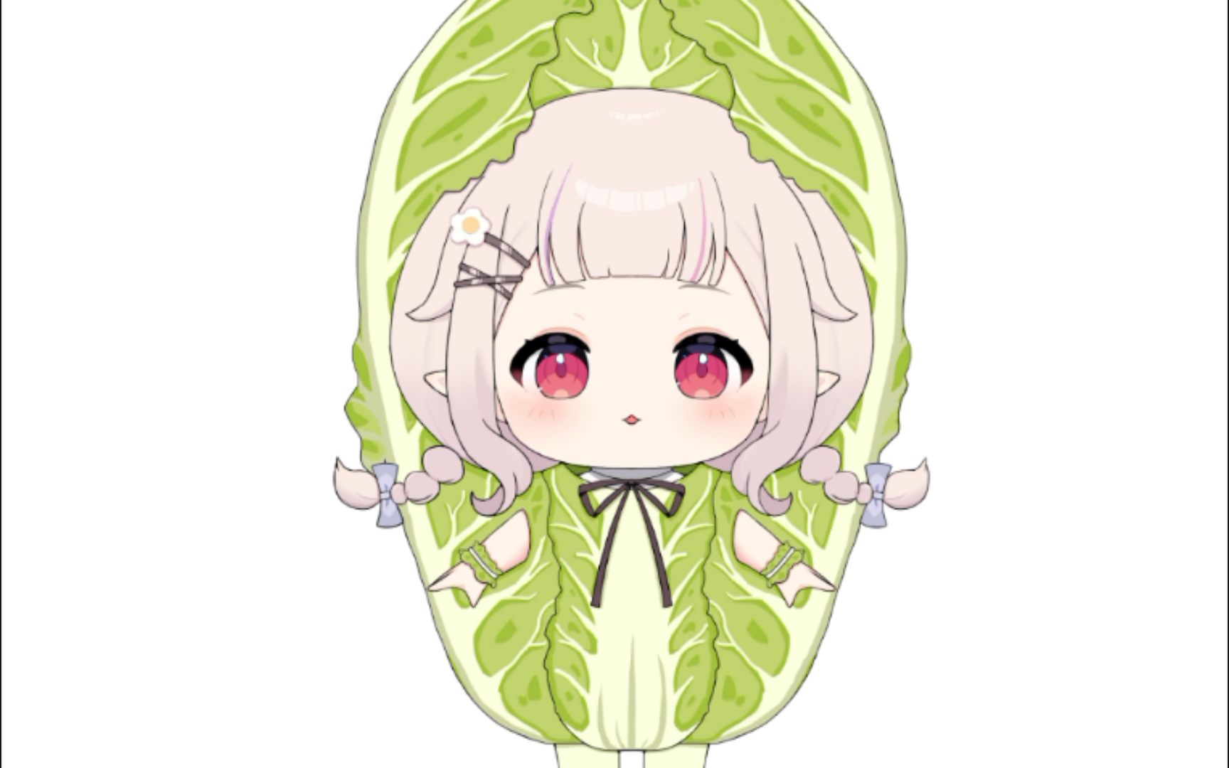 [真白花音]画个大白菜