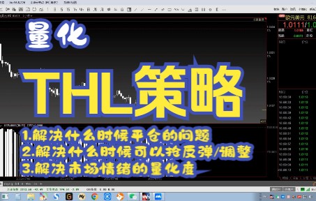 2022.7.11 量化策略之 THL新高/低比率教学及应用,助你精确把握交易时间节点.哔哩哔哩bilibili