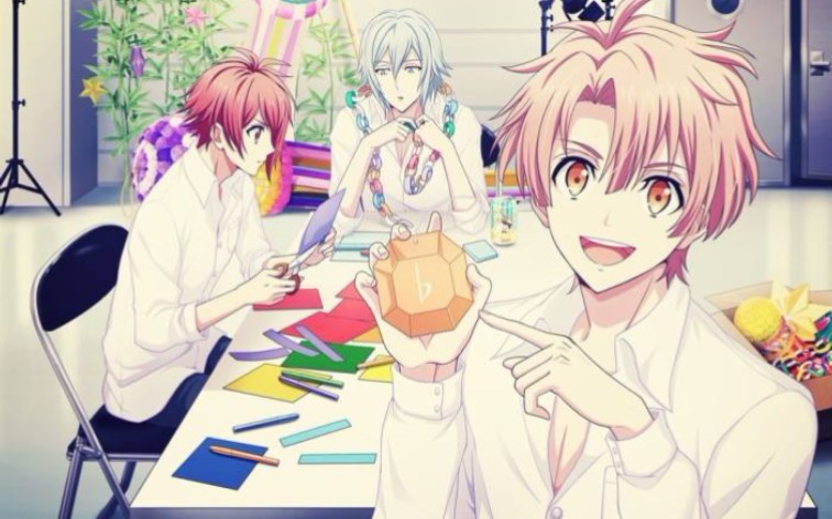 【IDOLISH7偶像星愿】i7粉丝果然巨可爱!居然说凪与三月牵手举高高,三月像是被吊起来一样!哈哈哈明明就是被吊起的外星人!还有陆宝也很可爱!拉人...