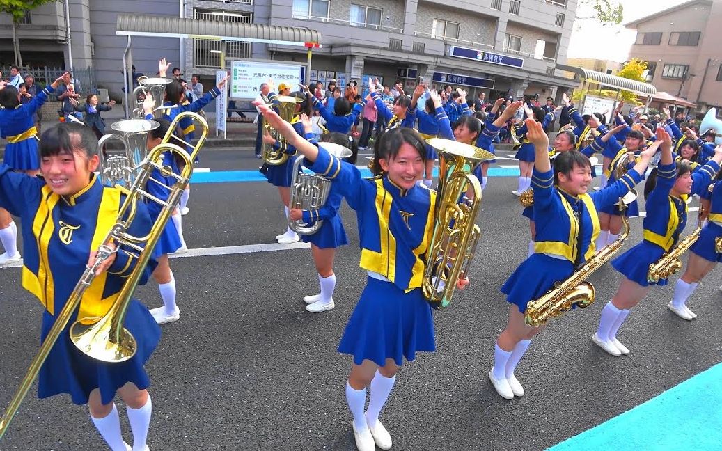 【4k超清】京都橘高校吹奏部2016年長岡京祭典全程實錄