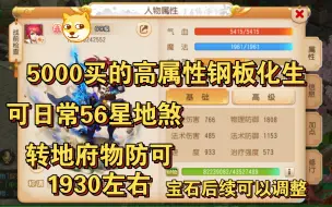 Download Video: 5000买入的高性价比钢板化生可随时转地府，可日常456地煞