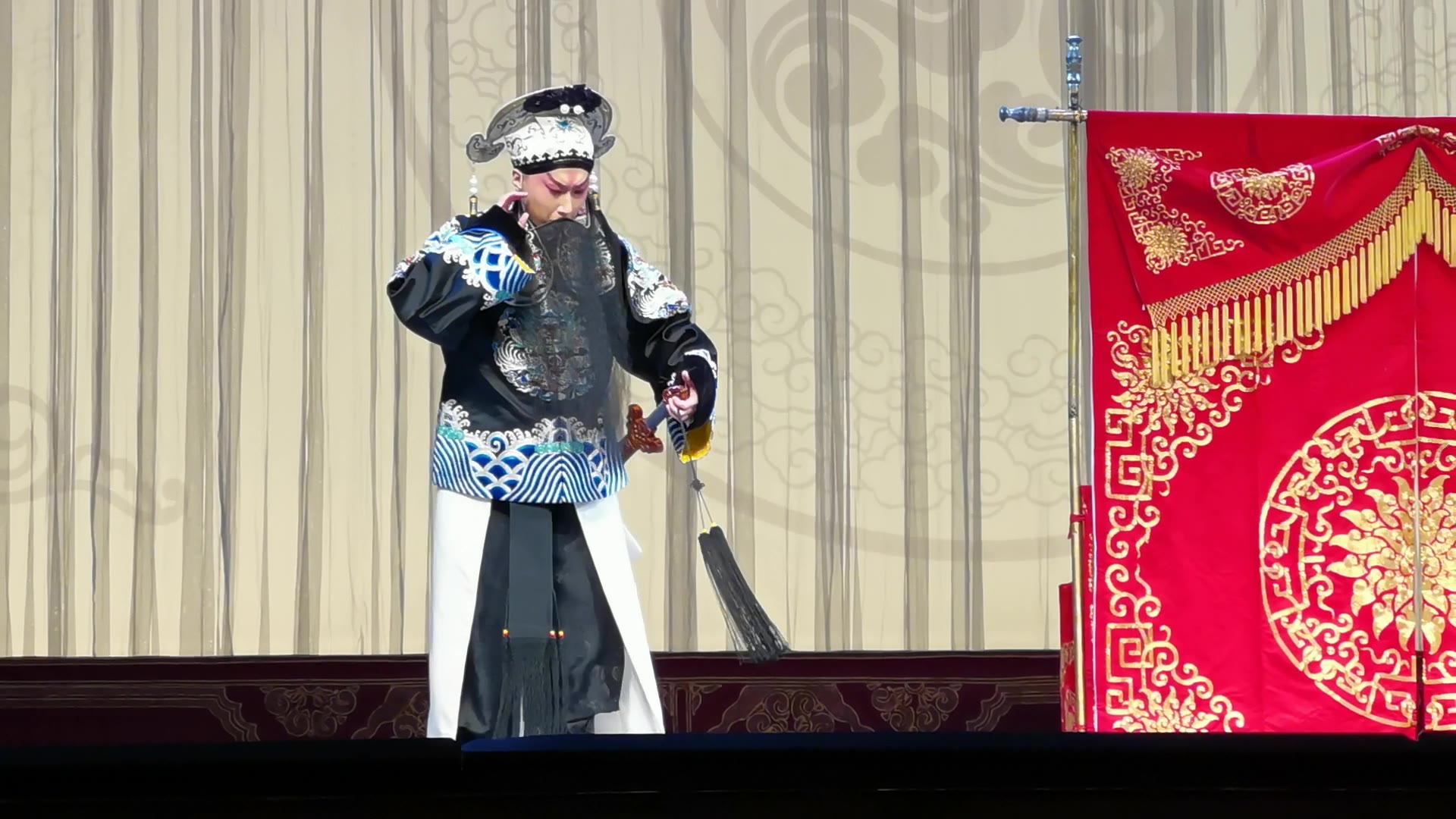 京剧《文昭关》沈红饰伍子胥,李衍茂饰东皋公,李奕平饰皇甫讷 湖北省