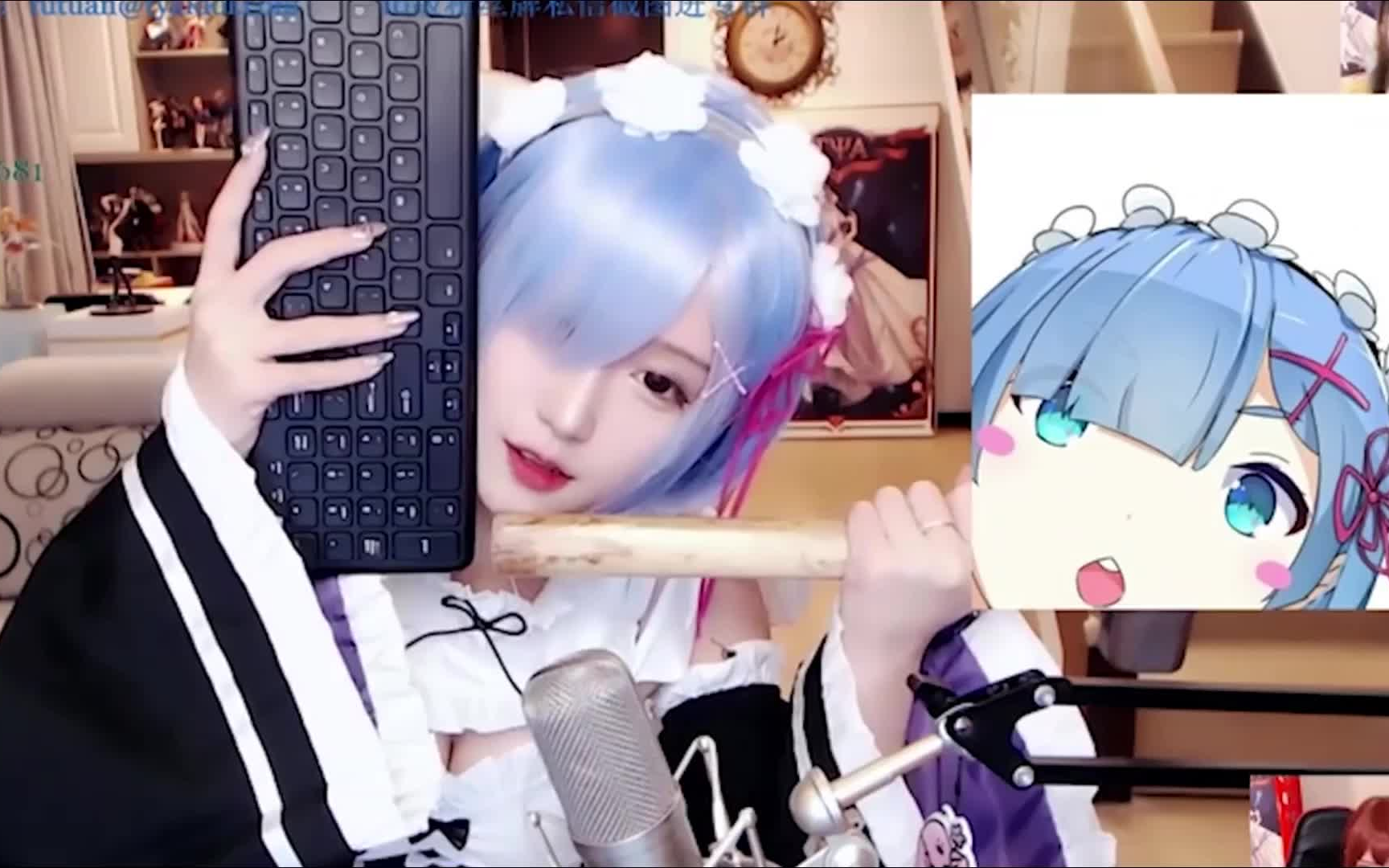 【腐团儿】性感蕾姆 在线抡锤