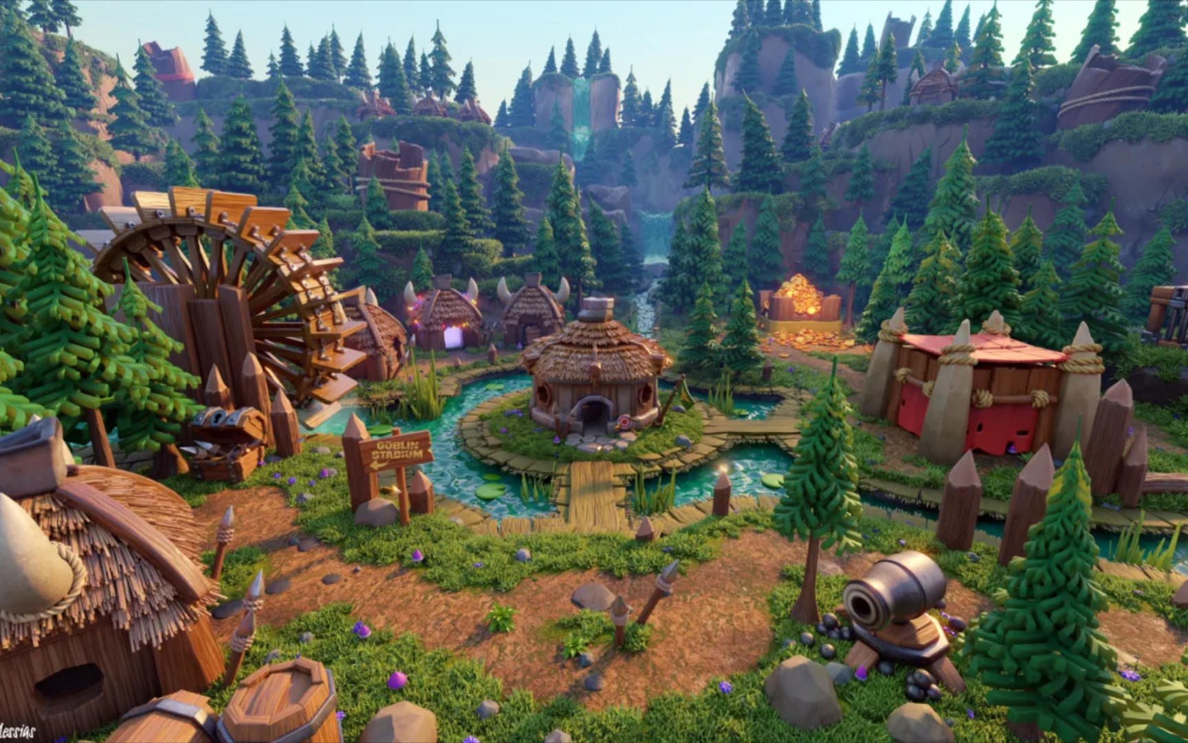 国际服新场景细节彩蛋_部落冲突