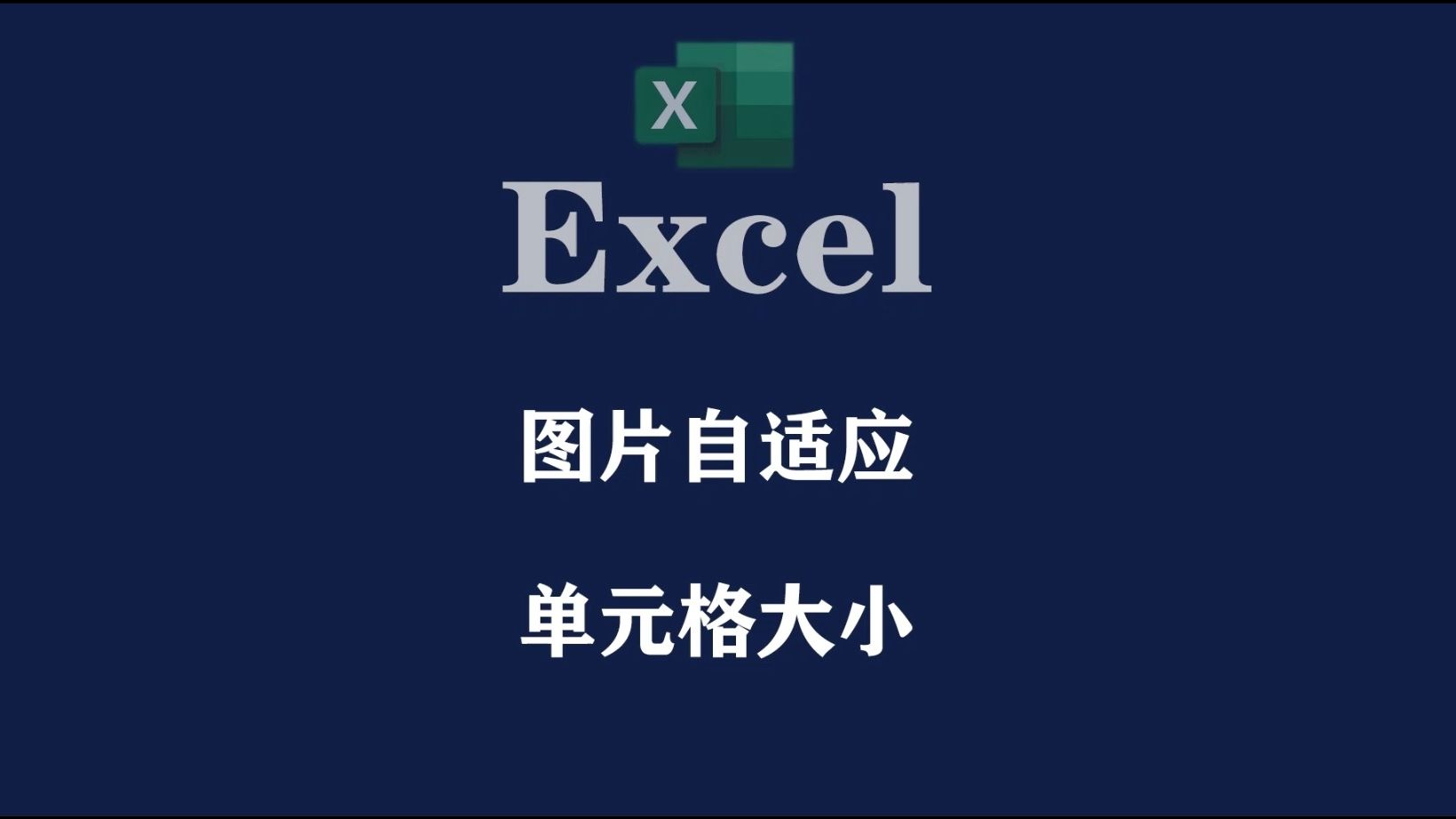 Excel图片自适应单元格大小,图片自适应表格大小哔哩哔哩bilibili